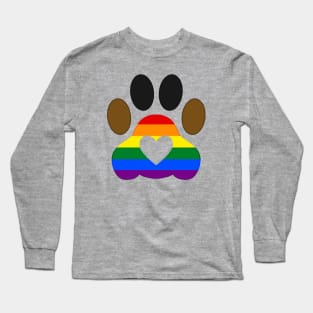 Pride Paw: Philadelphia Pride Long Sleeve T-Shirt